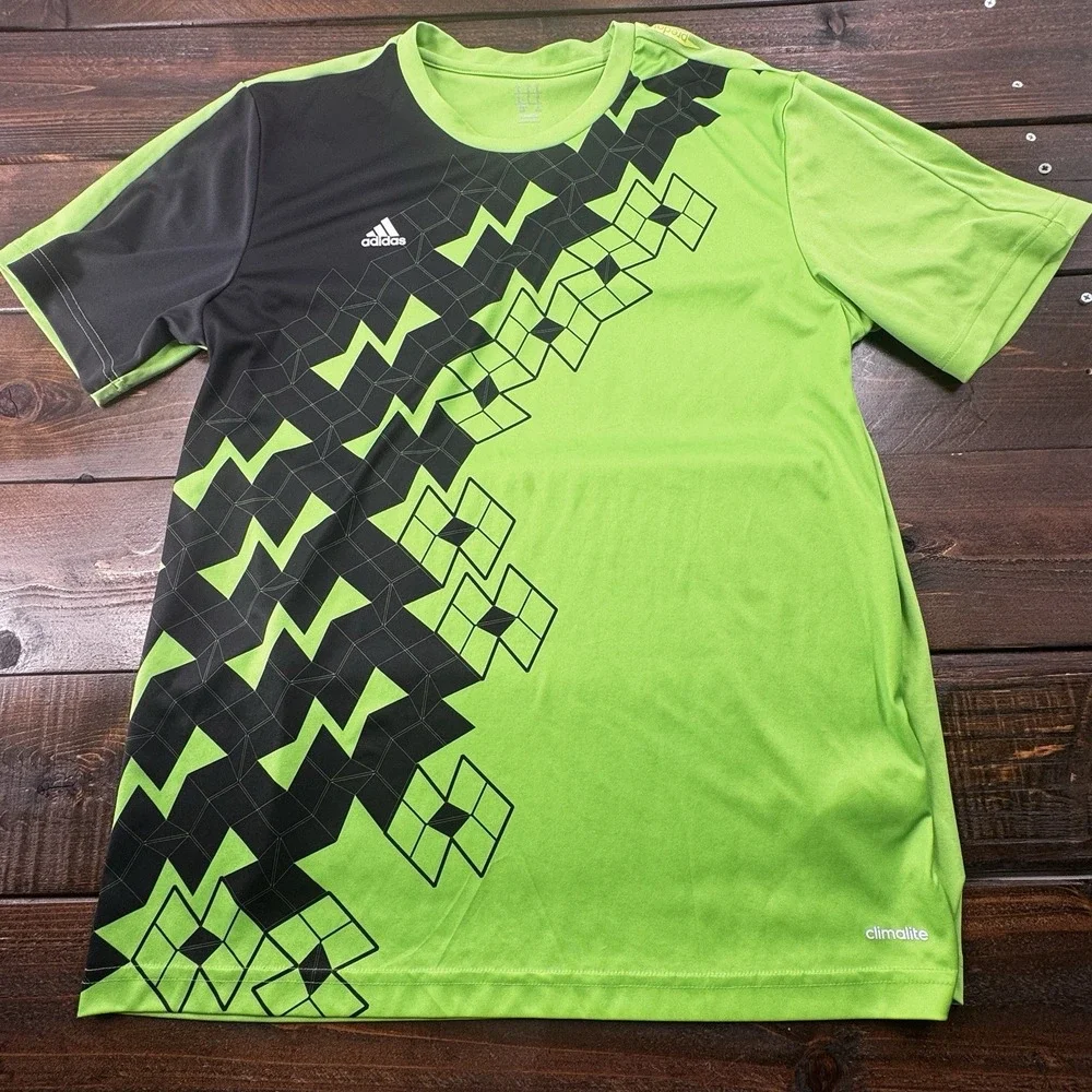 Adidas ClimaCool PREDATOR Training Jersey Soccer Green Black Men's Size Large